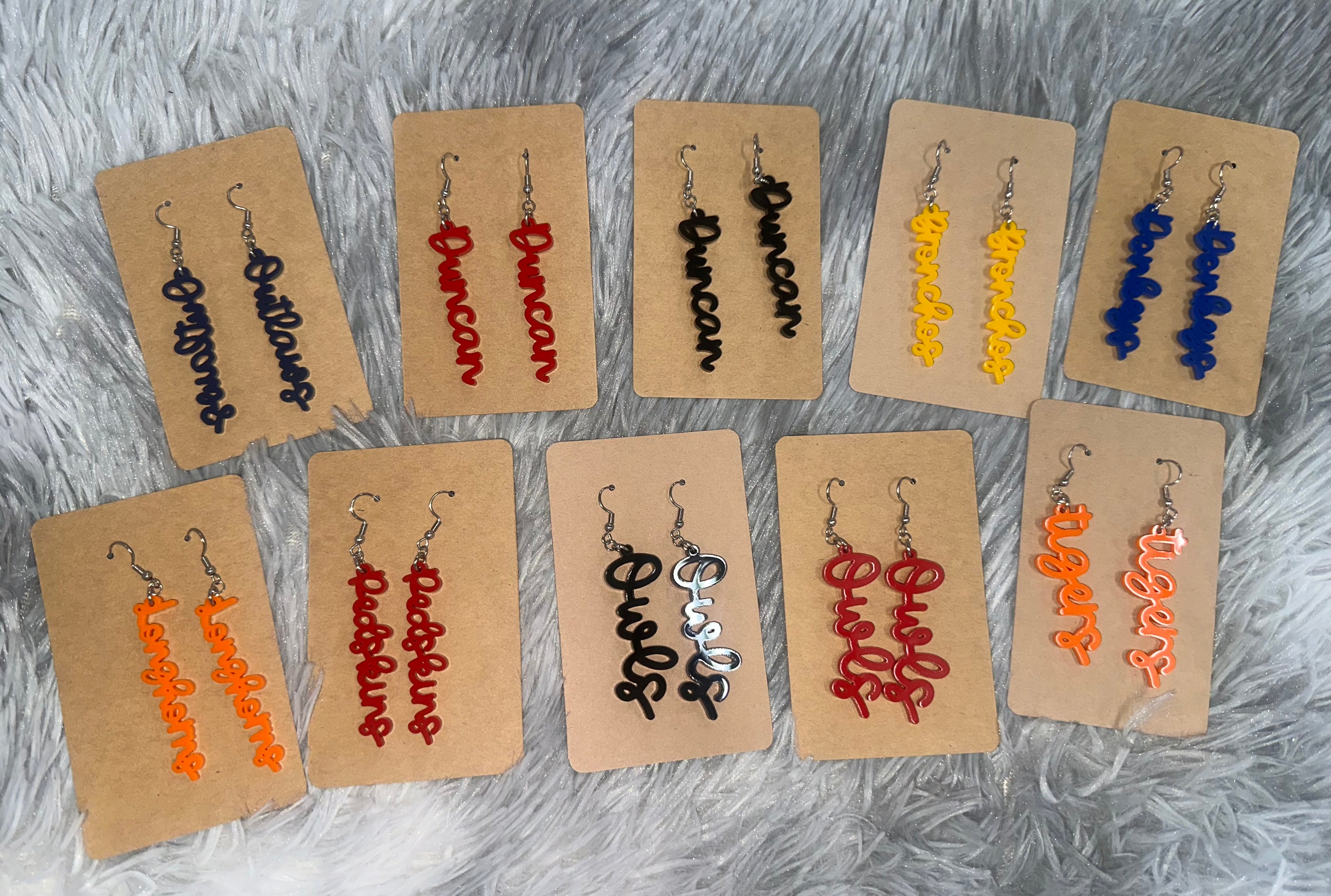 Acrylic Earrings