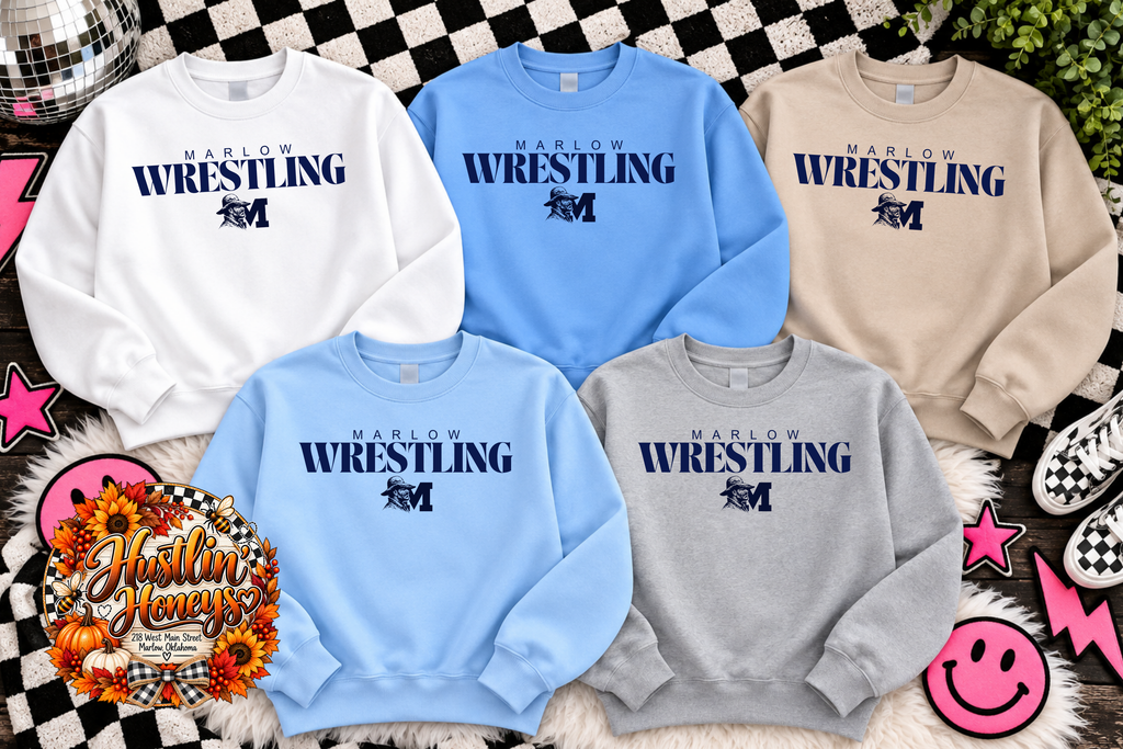 Marlow Wrestling Option 1 HOODIE or SWEATSHIRT