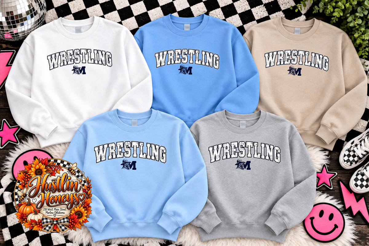 Marlow Wrestling Option 5 HOODIE or SWEATSHIRT