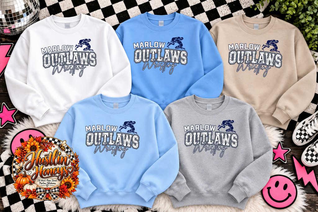 Marlow Wrestling Option 6 HOODIE or SWEATSHIRT