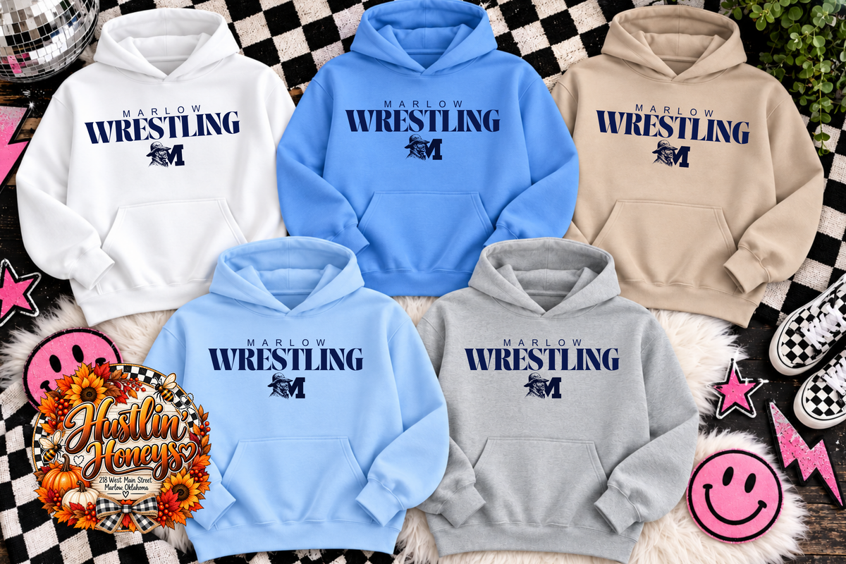 Marlow Wrestling Option 1 HOODIE or SWEATSHIRT