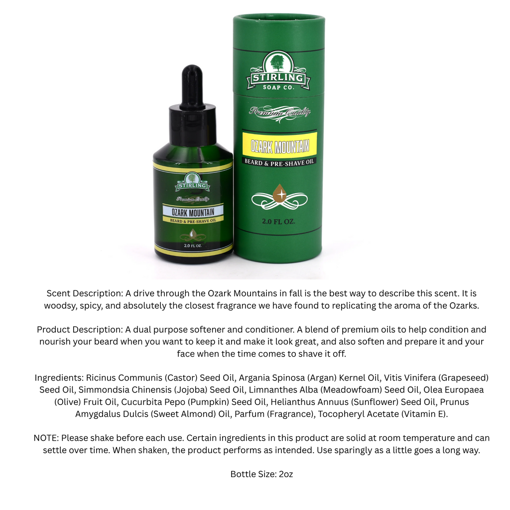 Stirling Soap and Co. Beard and Pre-Shave Oil