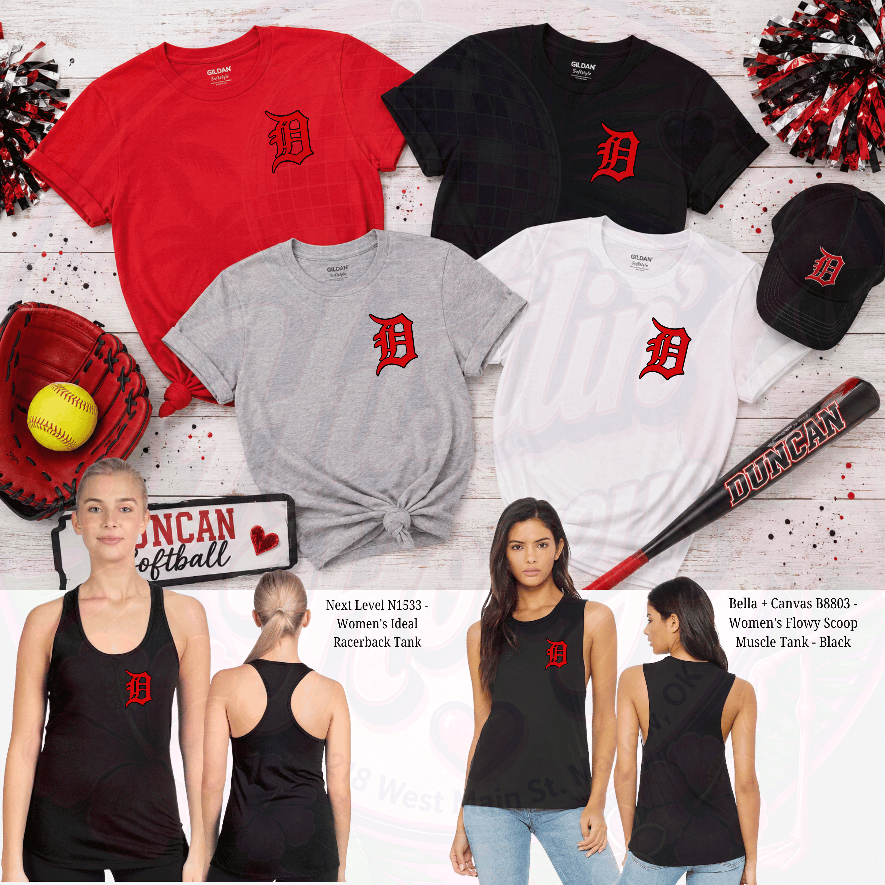 Duncan Softball Option 2 - Pocket Only