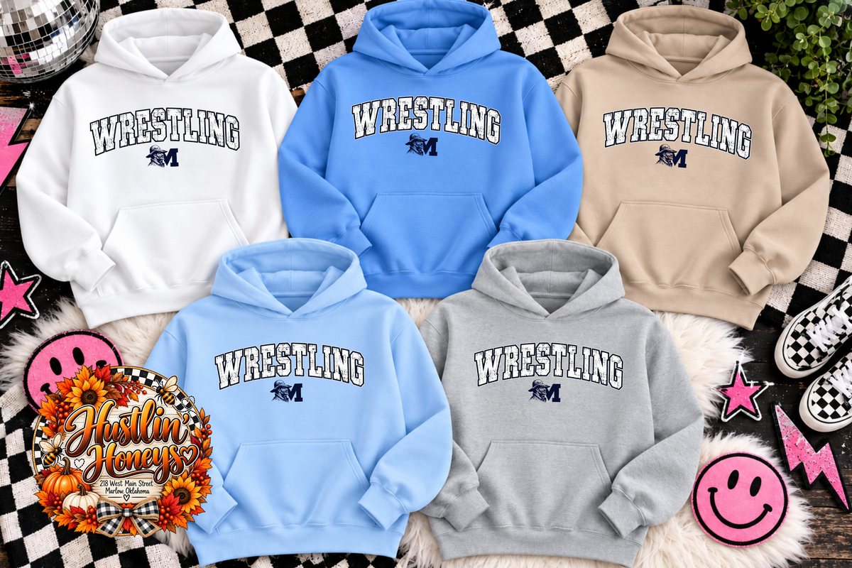 Marlow Wrestling Option 5 HOODIE or SWEATSHIRT