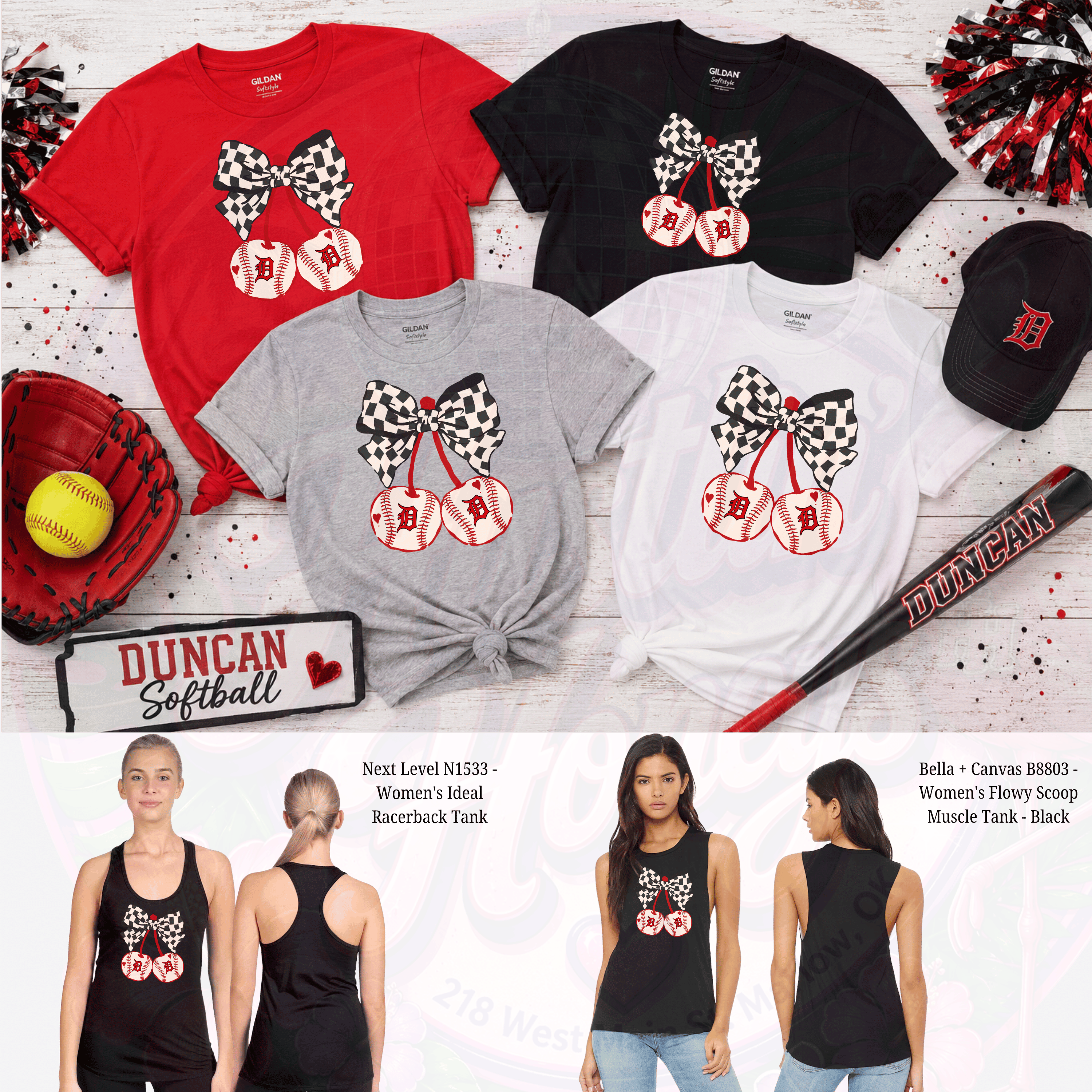 Duncan Softball Option 3 Cherries