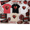 Duncan Mascot Heart Selfie