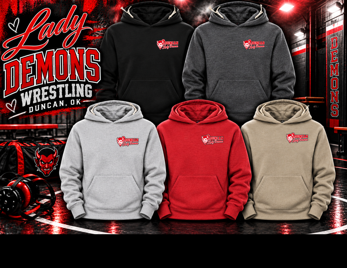 Lady Demons Wrestling HOODIE Option 9