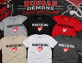Lady Demons Wrestling TEE Option 3