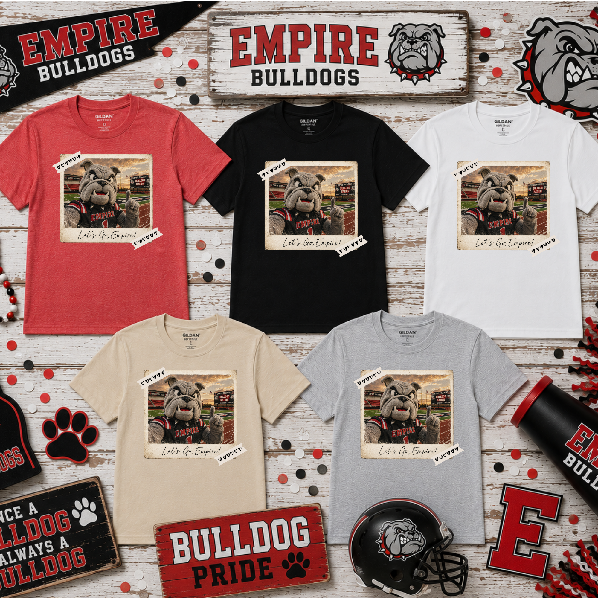 Empire Mascot Selfie