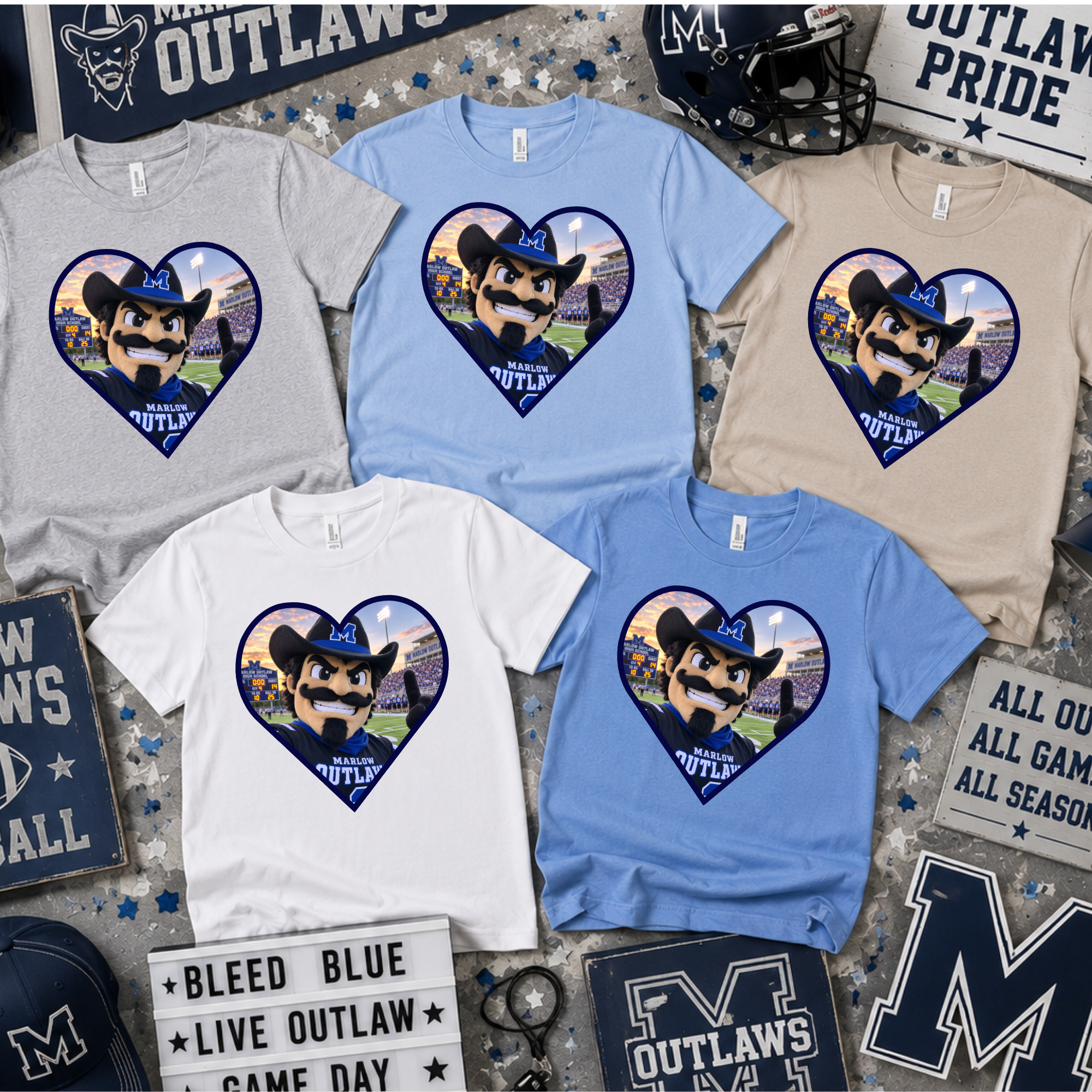 Outlaw Heart Mascot