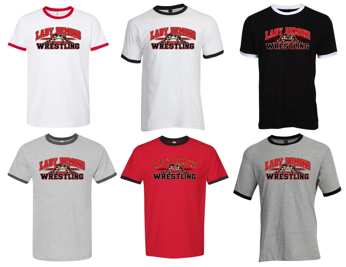 Lady Demons Wrestling Jersey Option 4