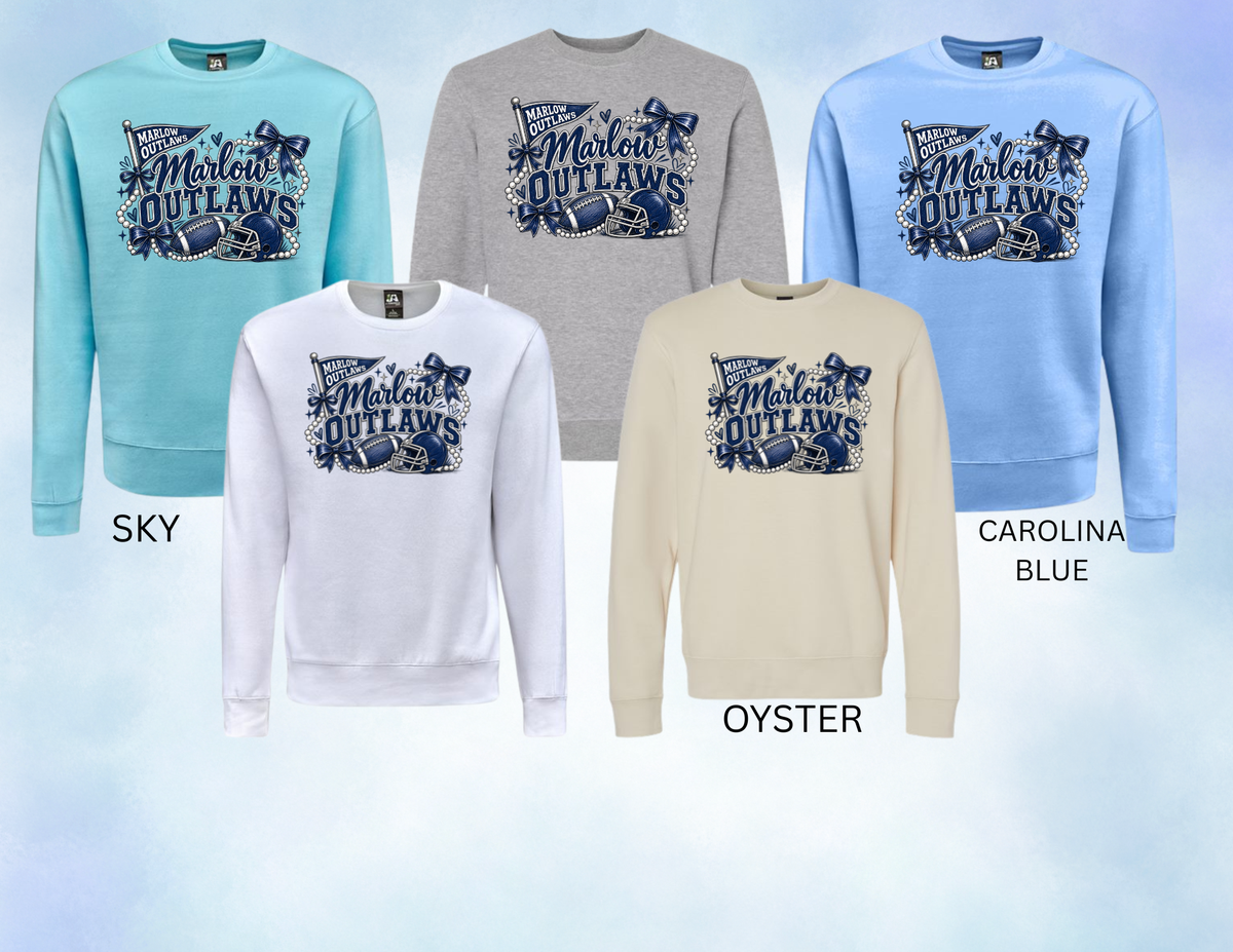 Marlow Bow and Pearls - Sweatshirts and Hoodies