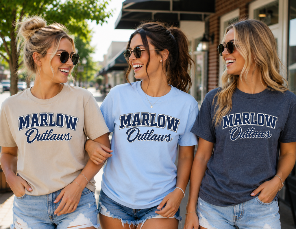 Marlow Outlaws PTO Fundraiser Tee 1