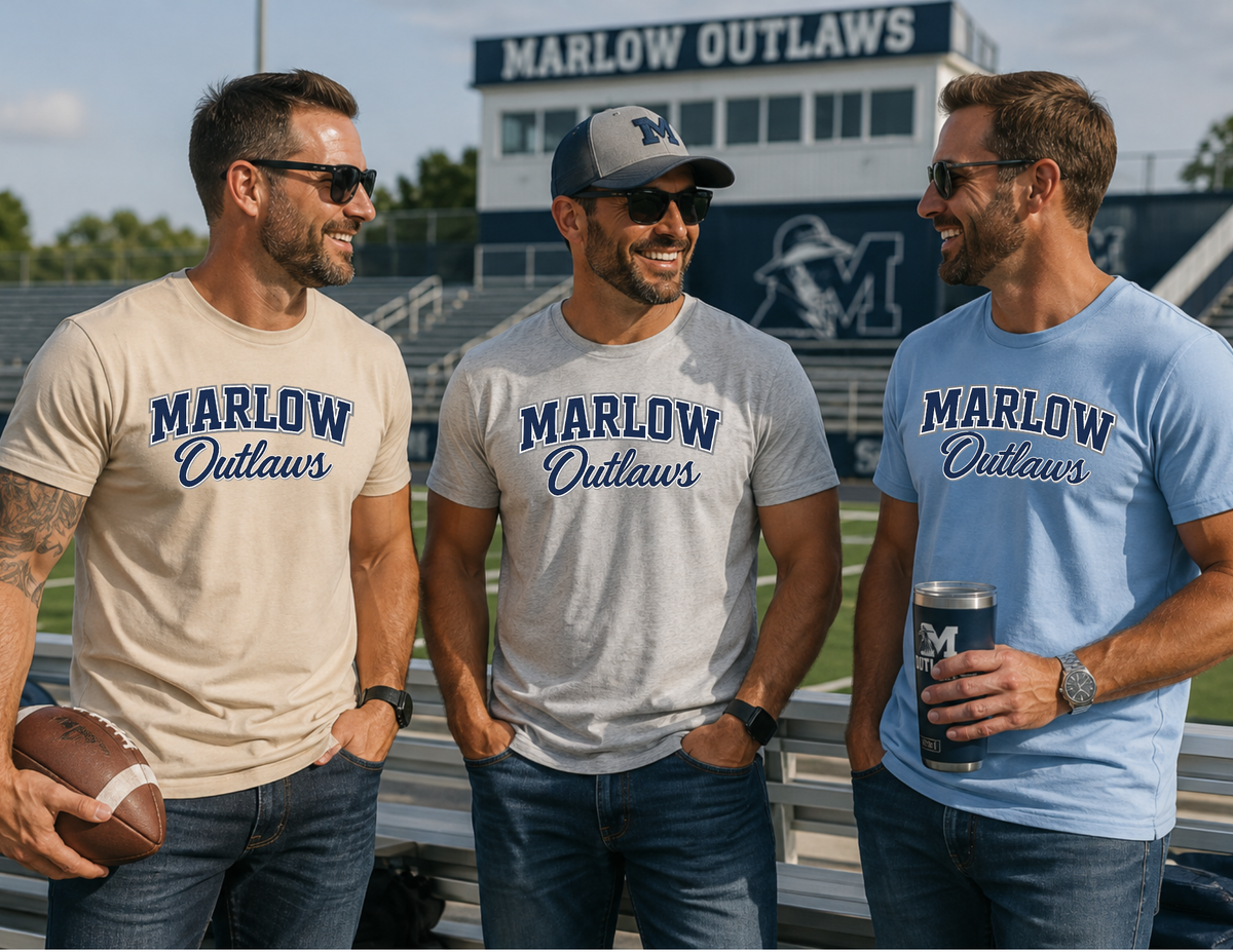 Marlow Outlaws PTO Fundraiser Tee 1