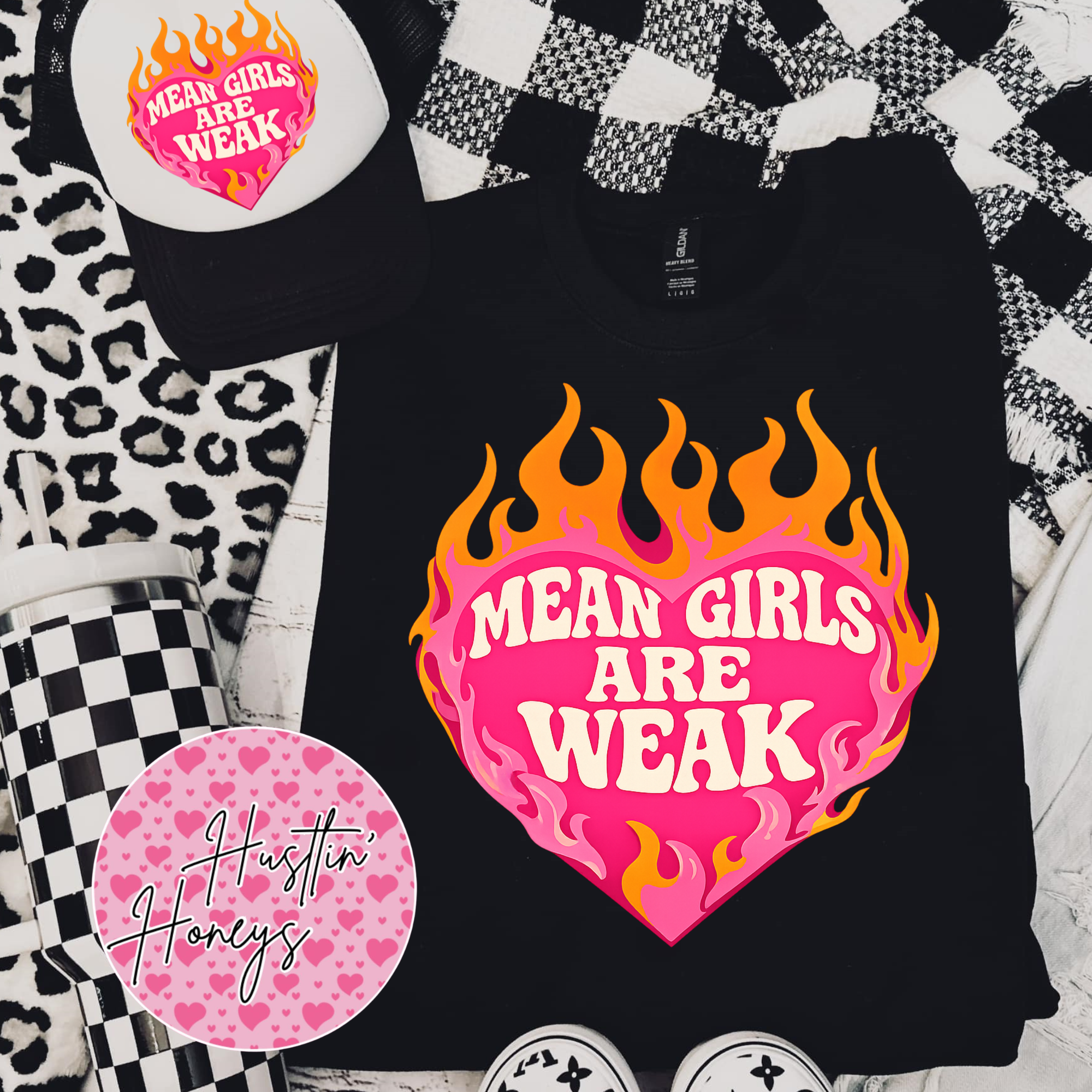 Mean Girls are Weak Flaming Heart