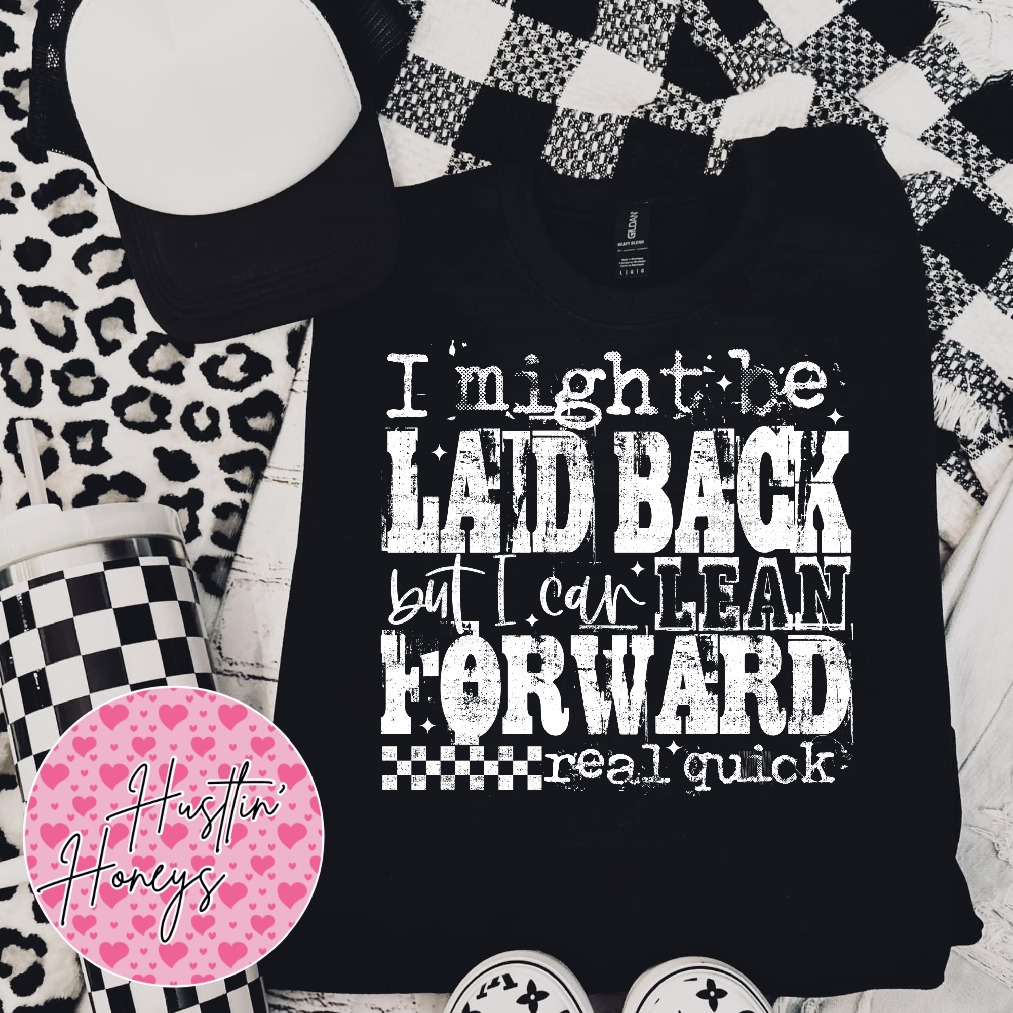 Might Be Laid Back (White Text)