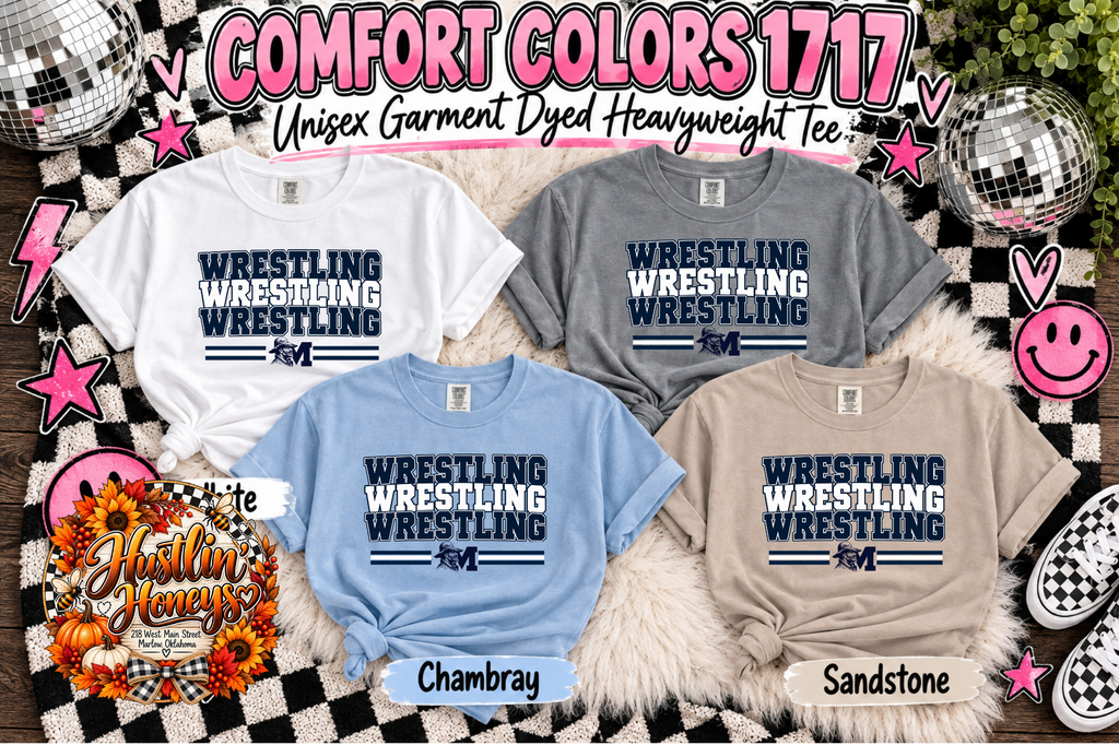 Marlow Wrestling Option 8 TEES