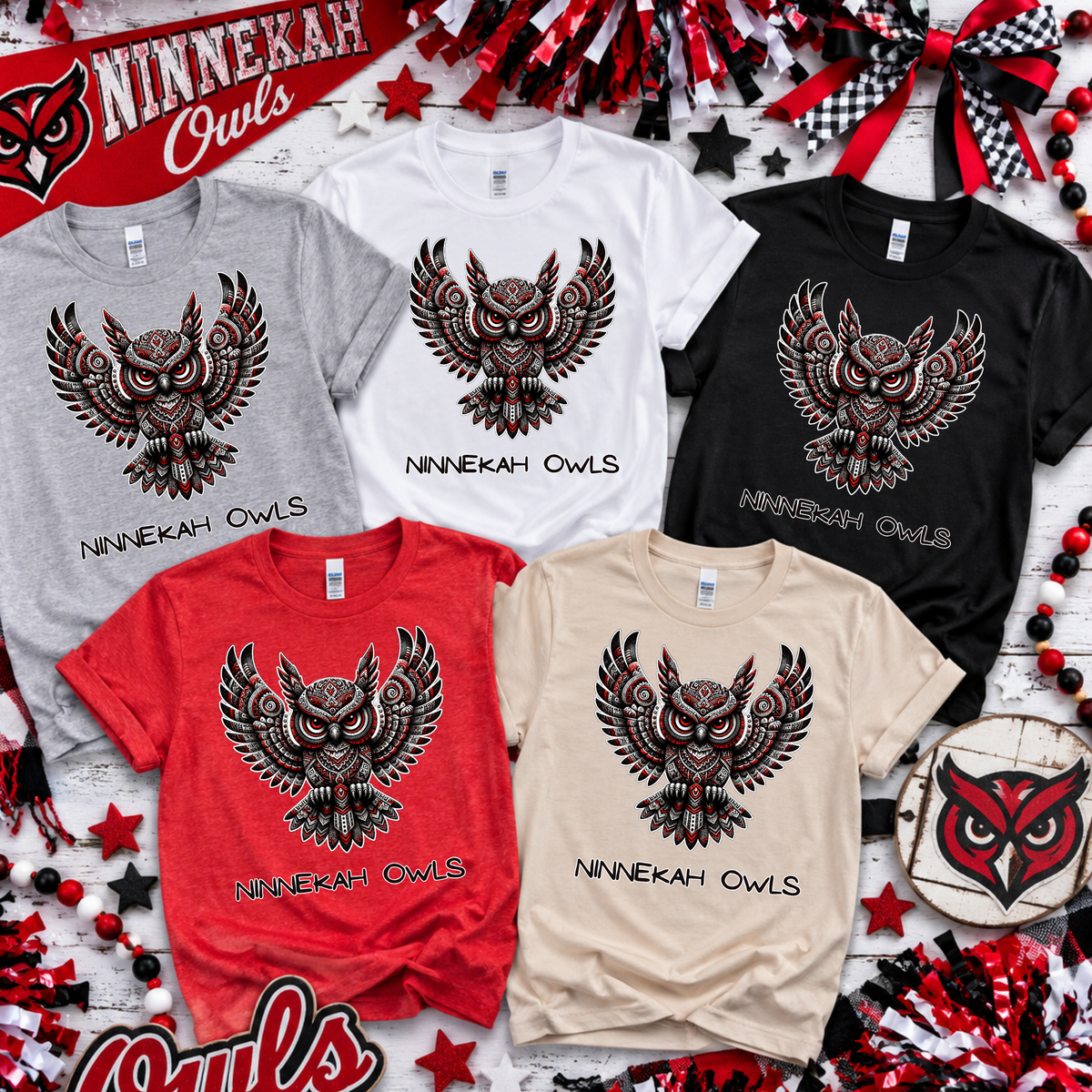 Ninnekah's Native American Club - Ninnekah Tribal Owl
